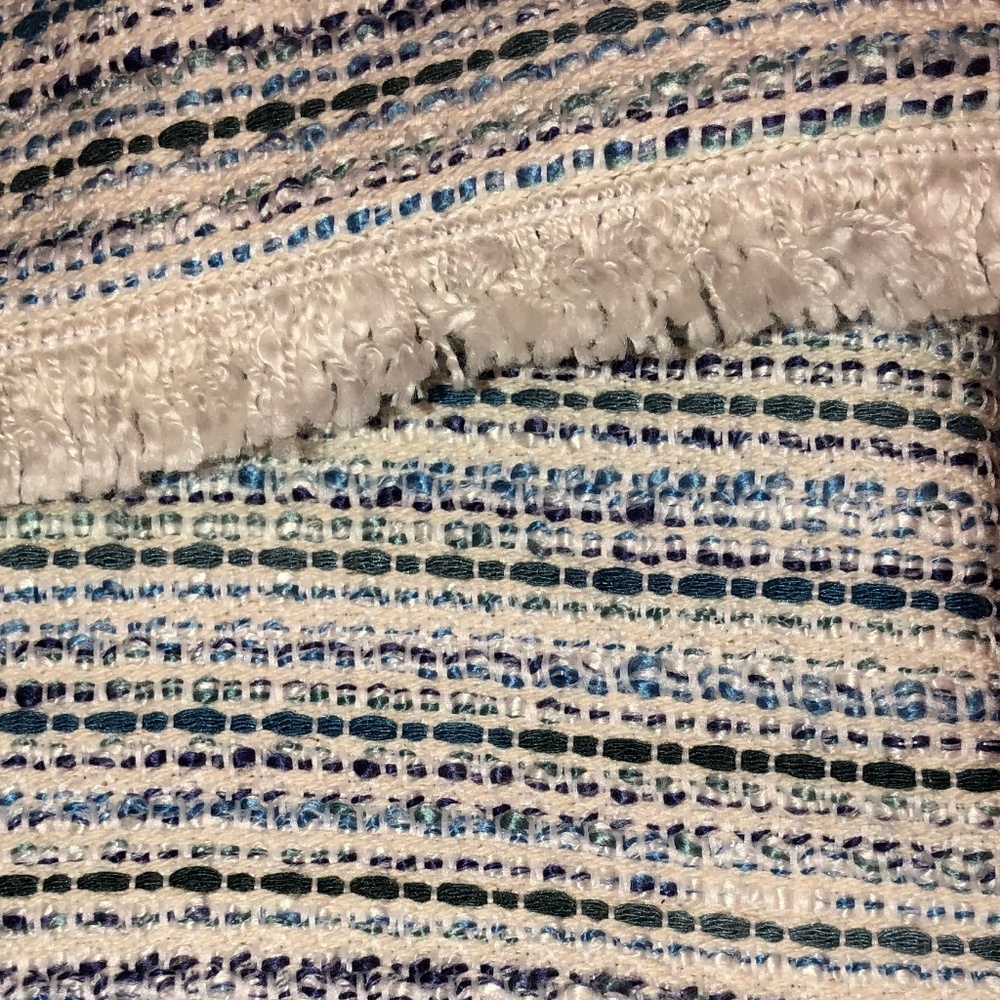 ANN TAYLOR Factory so soft sheath dress with short fringe - SZ  10P - Picture 5 of 7